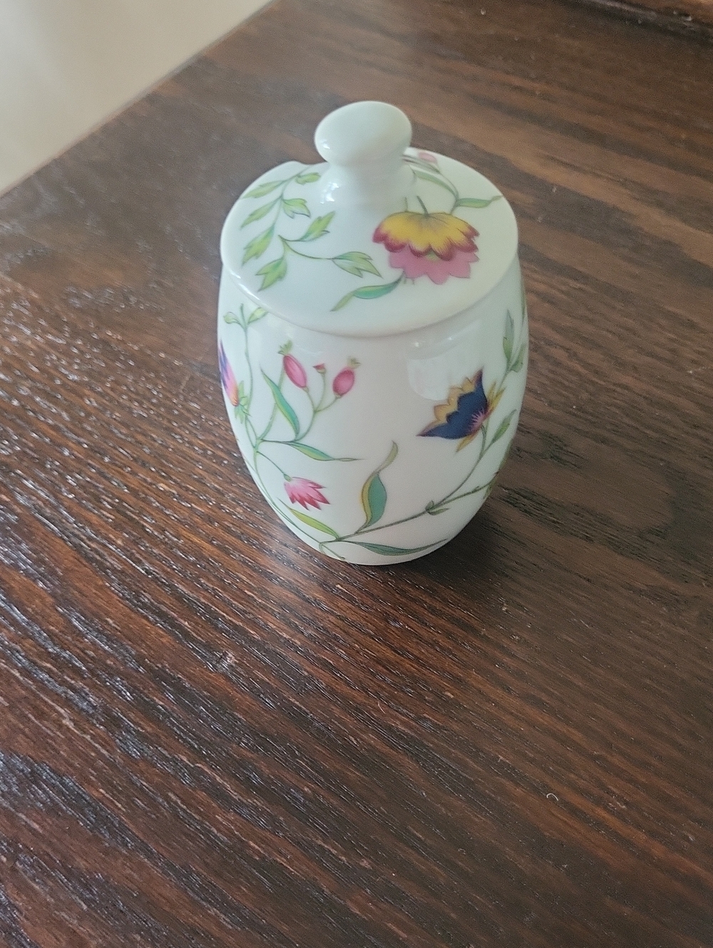 Vintage French Royal Limoges Porcelain Quich Dish & Honey or Jam Pot Set - Picture 5 of 11